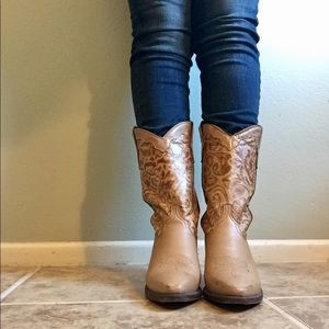 Authentic cowboy boots